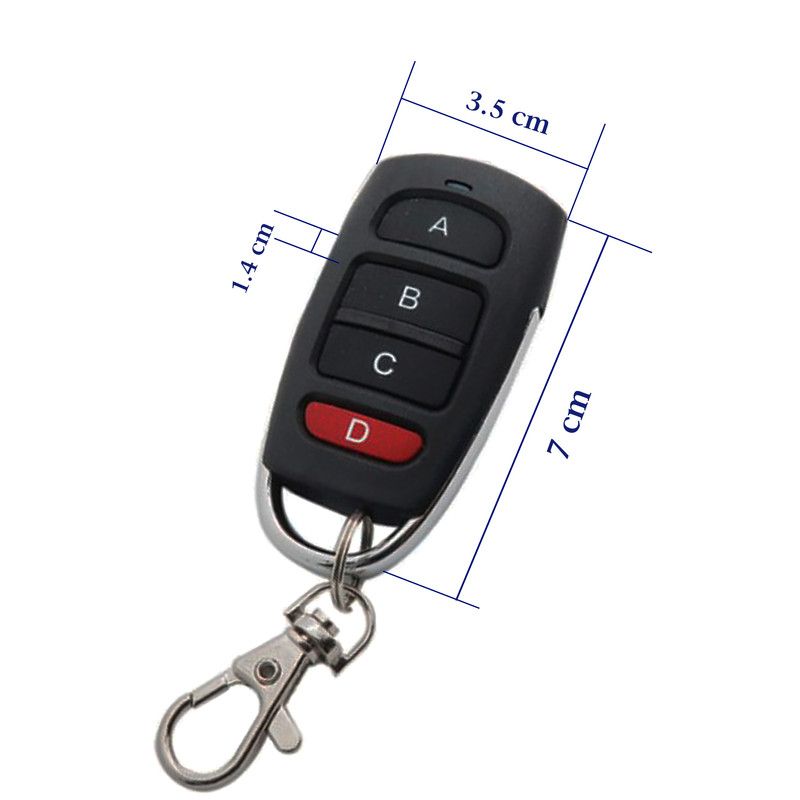 ریموت درب بازکن مدل کد لرن 433mhz کد ic ev1527
